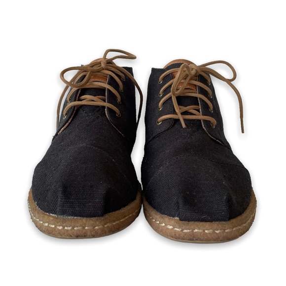 TOMS Canvas and Leather Ankle Boot - Picture 3 of 10